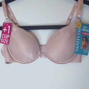 Vanity Fair Ego Boost Convertible Push Up Bra 34A
